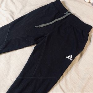 Adidas Men’s Black Drawstring Capris
